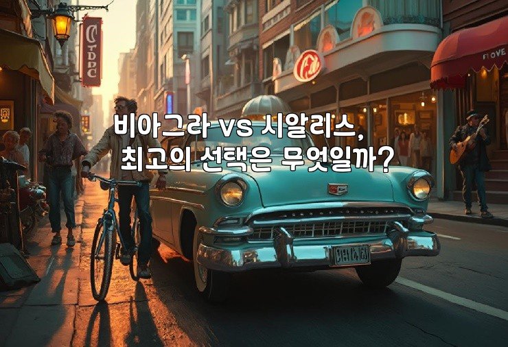 비아그라 vs 시알리스, 최고의 선택은 무엇일까?
