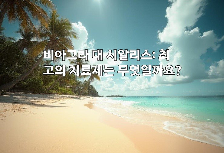 비아그라 대 시알리스: 최고의 치료제는 무엇일까요?