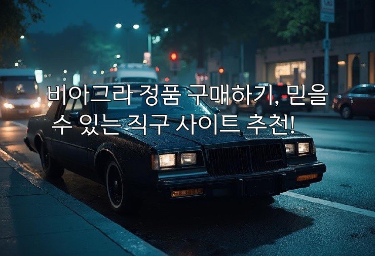 비아그라 정품 구매하기, 믿을 수 있는 직구 사이트 추천!
