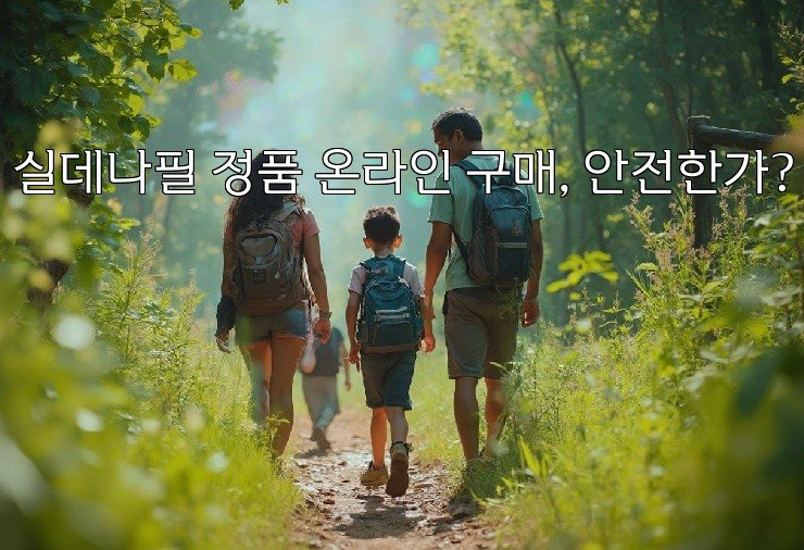 실데나필 정품 온라인 구매, 안전한가?