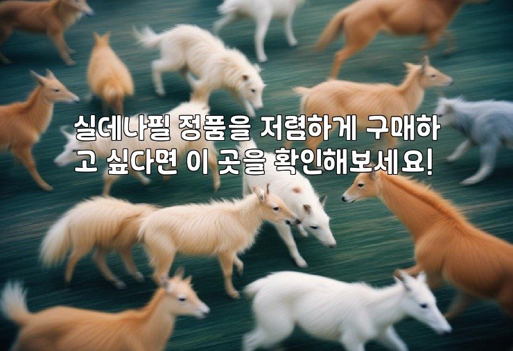 실데나필 정품을 저렴하게 구매하고 싶다면 이 곳을 확인해보세요!