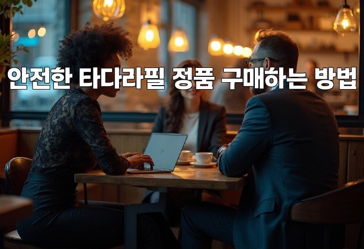 안전한 타다라필 정품 구매하는 방법