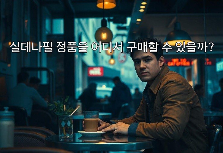 실데나필 정품을 어디서 구매할 수 있을까?