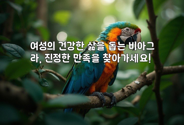 여성의 건강한 삶을 돕는 비아그라, 진정한 만족을 찾아가세요!