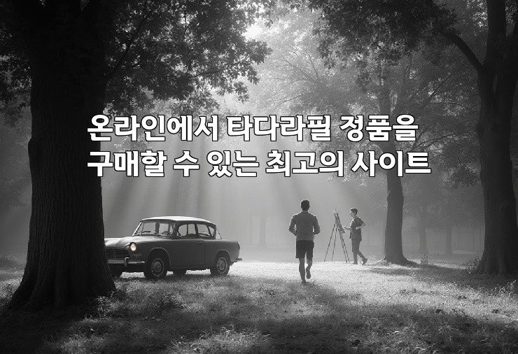 온라인에서 타다라필 정품을 구매할 수 있는 최고의 사이트